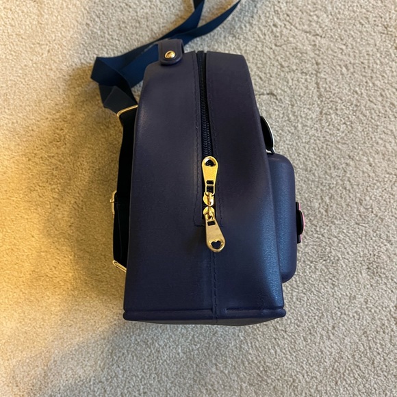 641-PRTT  New Silicone Backpack With Charms Lightweight Waterproof (Deep Blue) - Picture 5 of 15